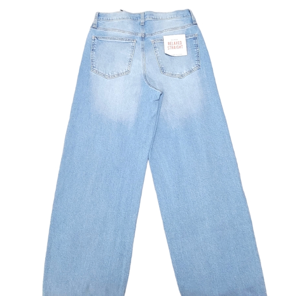 Celebrity Pink Hi-Rise Relaxed Straight Blue Jeans Size 5/27‎ - Picture 3 of 13